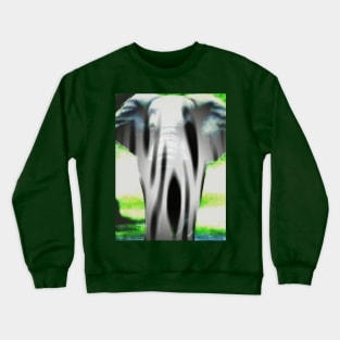 white elephant Crewneck Sweatshirt